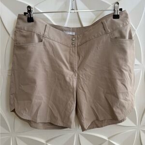 Adidas Women's Tan Stretch Shorts